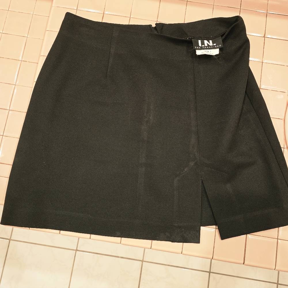 I.N. San Francisco Black Mini Skirt - Picture 9 of 12